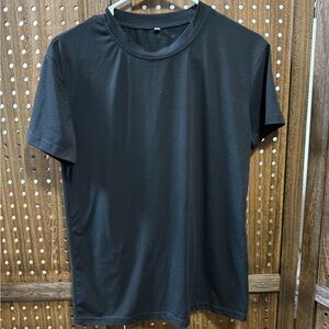 Black Short Sleeve Crew Neck Tee NWOT